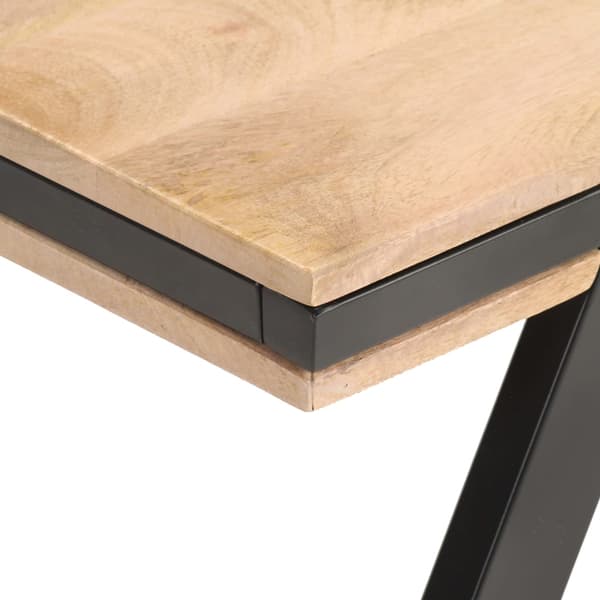 Soffbord 114x65x40 cm massivt mangoträ