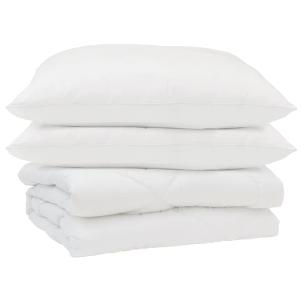 Sommar Duvet med kudde 3 st Vit Mikrofiber