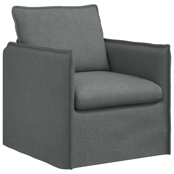 Soffa Mörkgrå 75 x 82 x 85 cm tyg