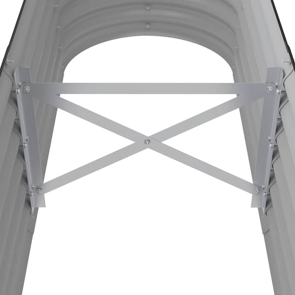 Odlingslåda galvaniserat stål 152x40x36 cm antracit
