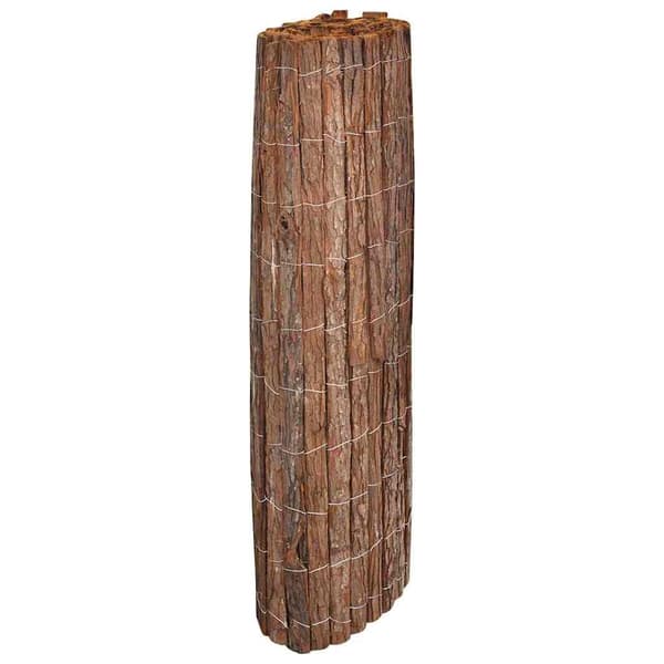Barkstaket 100 x 600 cm Bark Brun