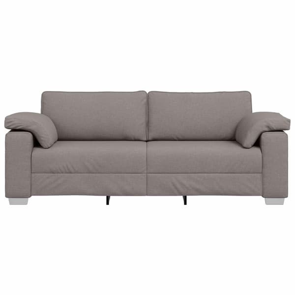 3-Sits soffa Taupe 220 cm tyg