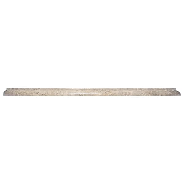 Bordsskiva grå Ø60x2,5 cm marmor