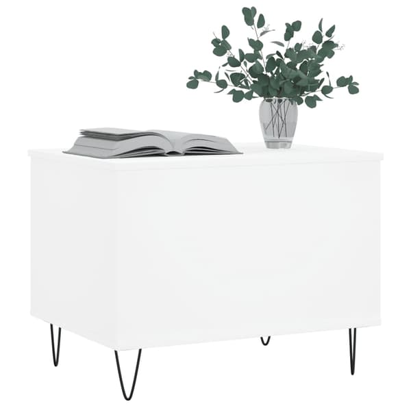 Soffbord vit 60x44,5x45 cm konstruerat trä