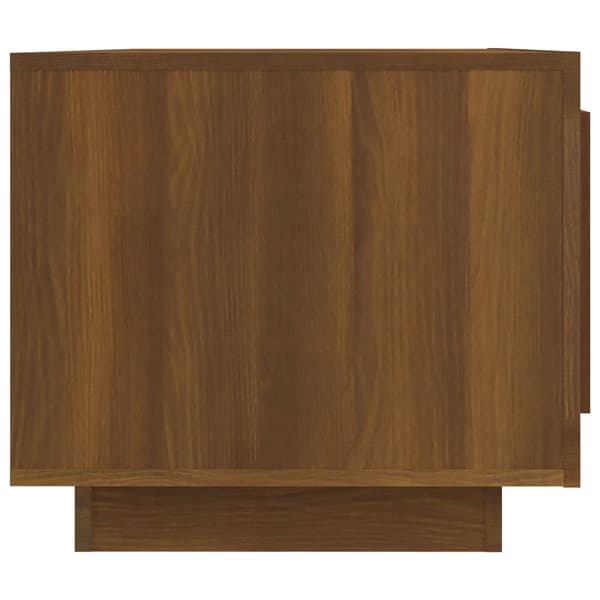 Soffbord brun ek 102x50x45 cm konstruerat trä