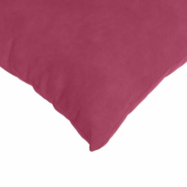 Sofakuddar 2 pcs Vinröd 80 x 80 cm Kordread tyg
