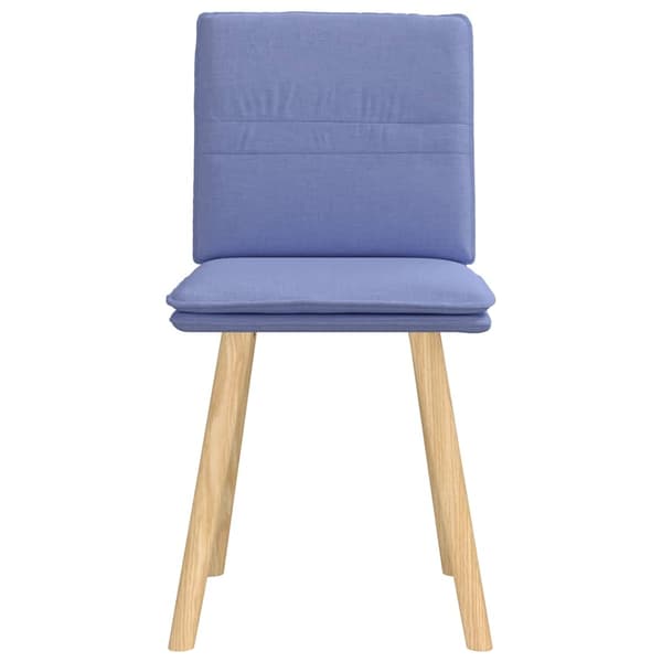 Matstolar 2 st Jeans blått tyg