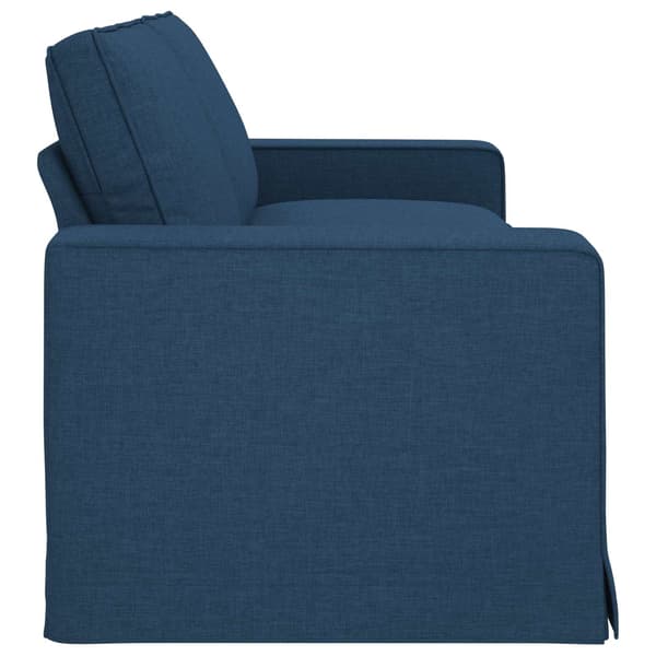 Soffa Blå 222 x 80 x 82 cm tyg