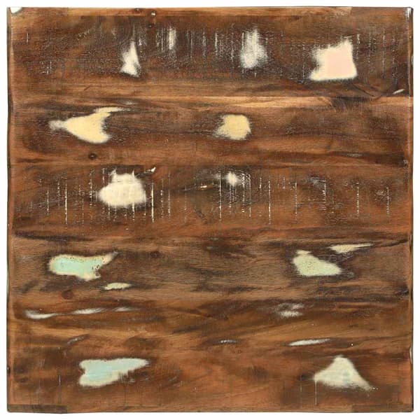 Kaffeebord Flerfärgsdesign 50 x 50 x 35 cm Solid återvunnen trä