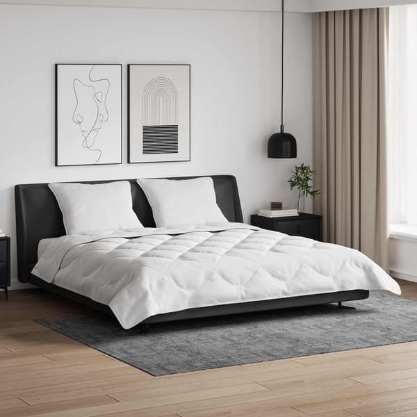 Sommar Duvet med kudde 3 pcs Vit Mikrofiber