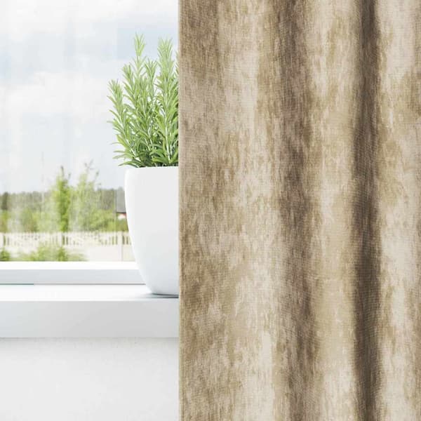 Sammetsgardiner 2 st Kräm 225 x 140 cm Sammet