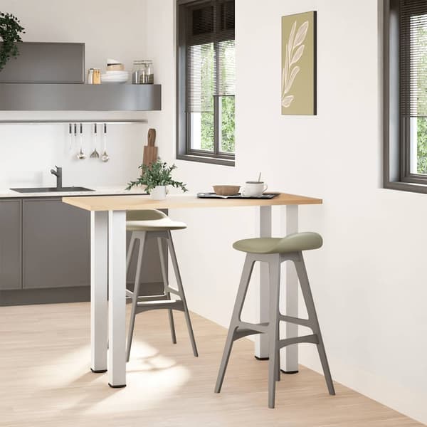 Barbordsben 4 st vita 100-102 cm stål