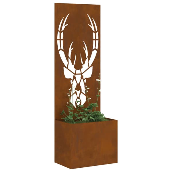 Trädgårds integritetsskärm Djurtryck Rostig 50 x 150 cm