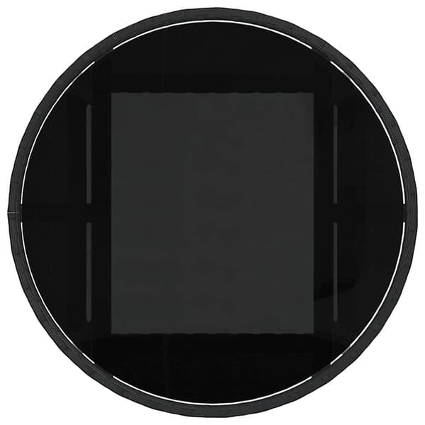 Trädgårdsmöbelset 3 pcs Svart konstrotting