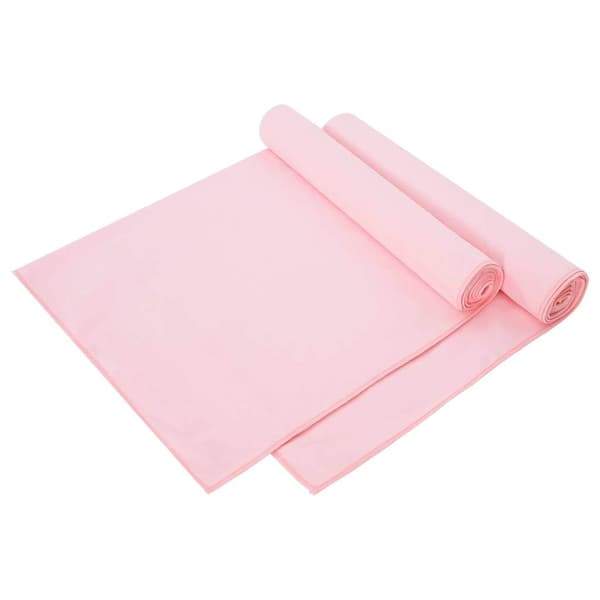 Sporthanddukar 2 st Rosa 140 x 70 cm