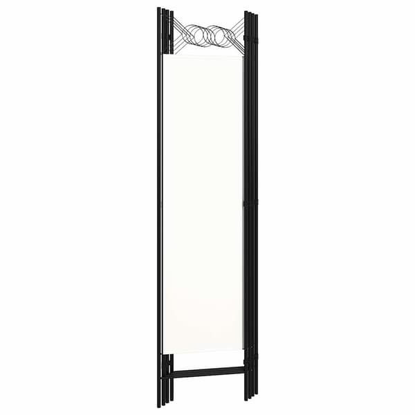 Rumsavdelare 4 paneler vit 160x180 cm