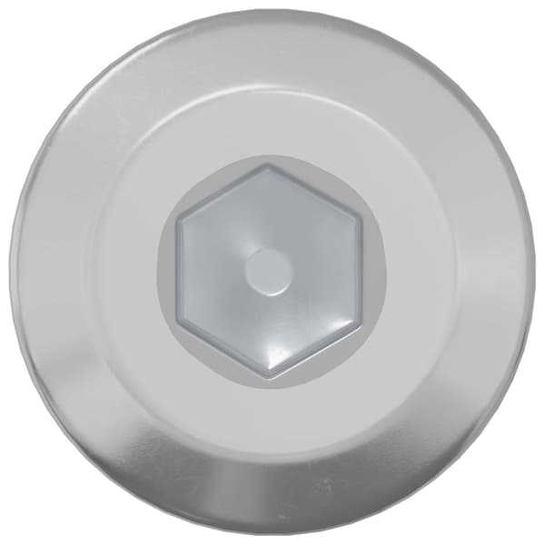 Huvudlås Skruv 2 pcs Silver M6 x 35 mm Stål