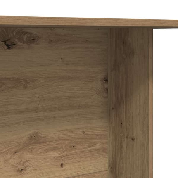 Matbord 110 x 60 x 75 cm Konstruerat trä Artisan Ek Rektangulär