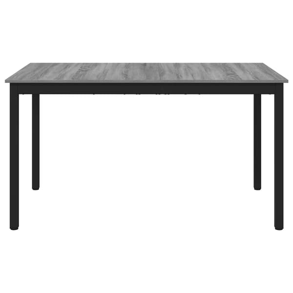 Matbord 140 x 80 x 75 cm METALL Rektangulär
