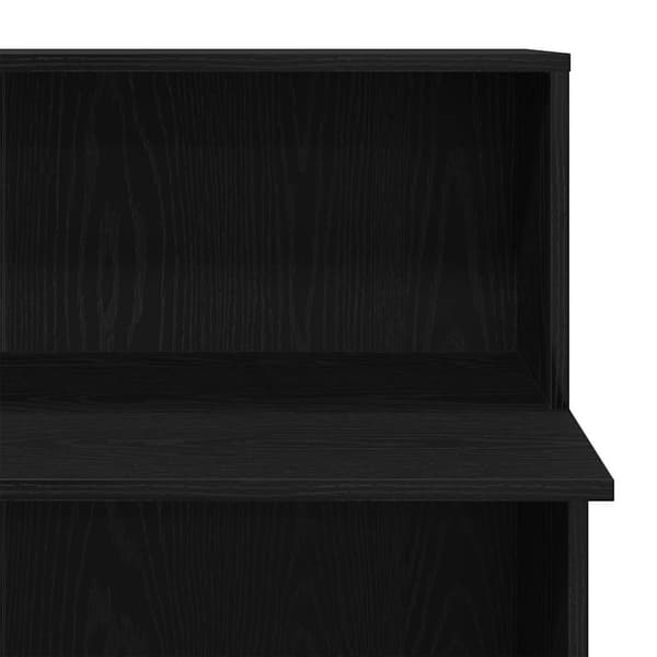 Receptionsdisk svart 100x50x103,5 cm konstruerat trä