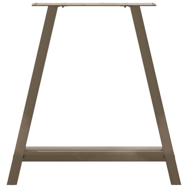 Matbordsben A-formade 2 st 80x(72-73) cm stål