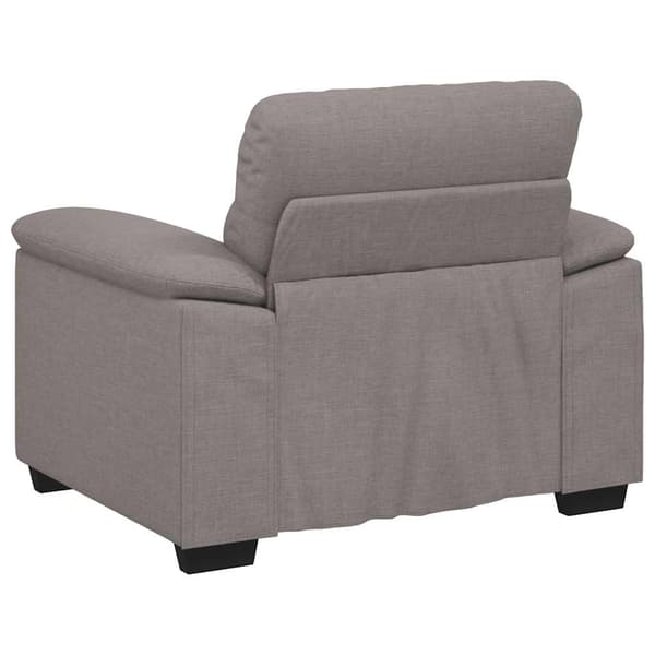 Soffstol taupe 100x81x84 cm tyg