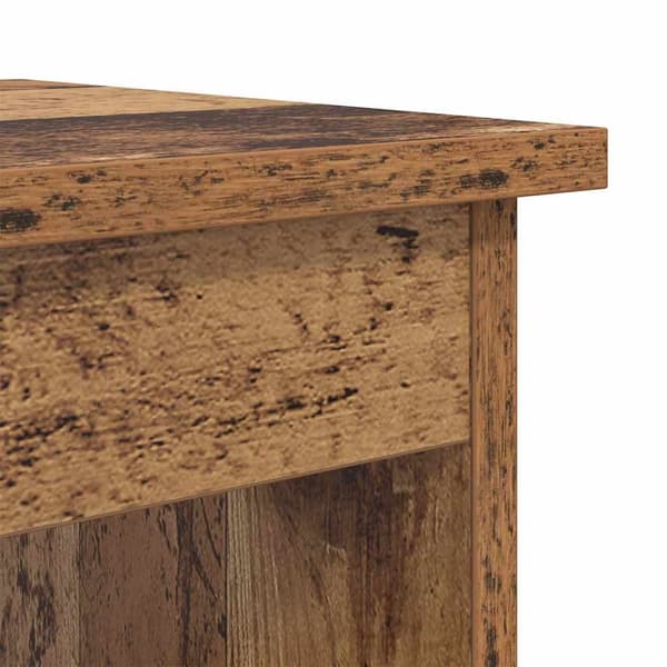 Kaffeebord 3 pcs Gammalt trä Konstruerat trä