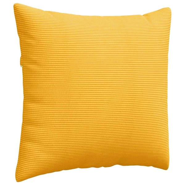 Sofakuddar 2 pcs Ljusgul 45 x 45 cm Kordread tyg