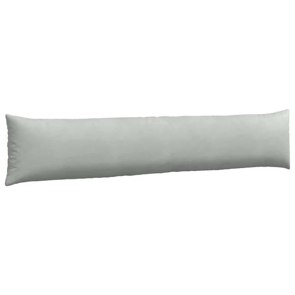 Sofakuddar 2 pcs Ljusgrå 200 x 40 cm Kordread tyg