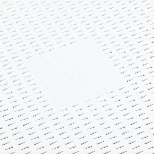 Sidobord vit 54x54x36,5 cm plast