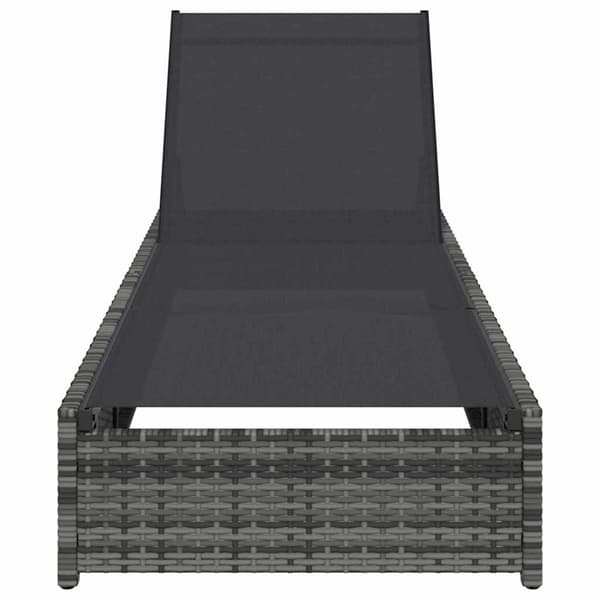 Solstol Reclining Grå 200.5 x 70 x 75 cm konstrotting