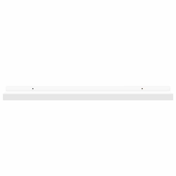 Tavellist 2 st vit 60x9x3 cm MDF