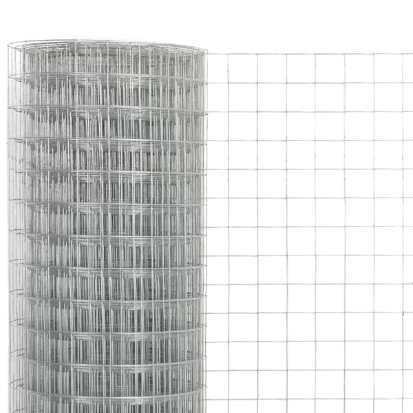 Hönsnät galvaniserat stål 10x0,5 m silver