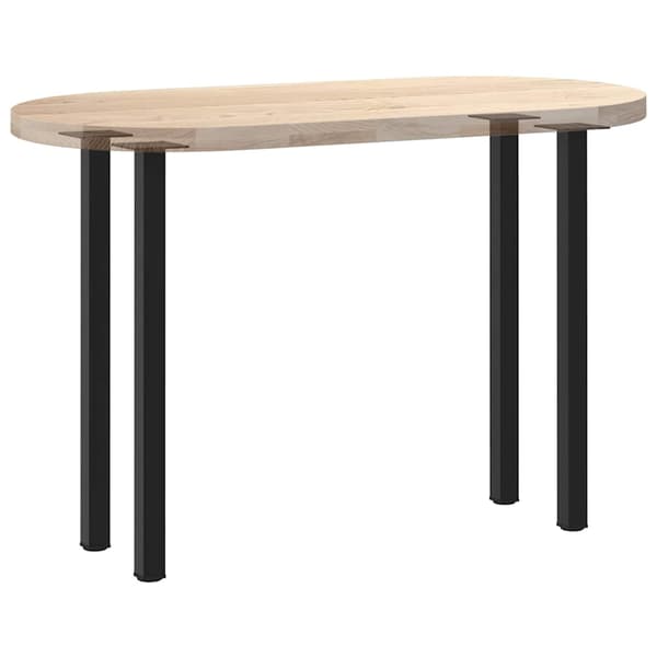 Konsolbordsben 4 st svarta 72-74 cm stål