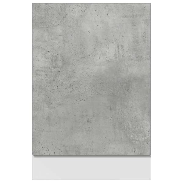 Front för diskmaskin “Lyon” betonggrå 45x3x67 cm
