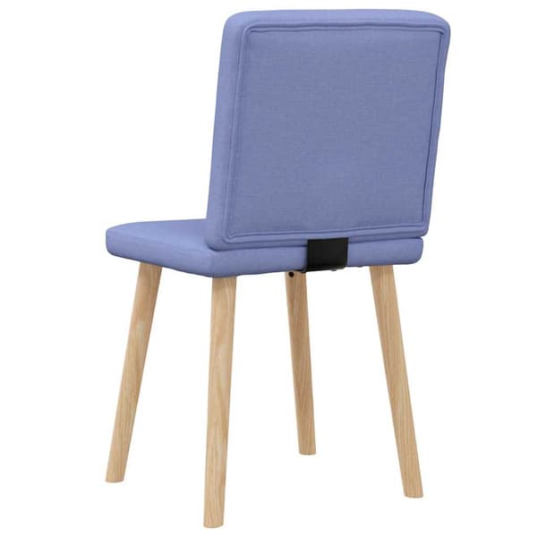 Matstolar 2 st Jeans blått tyg