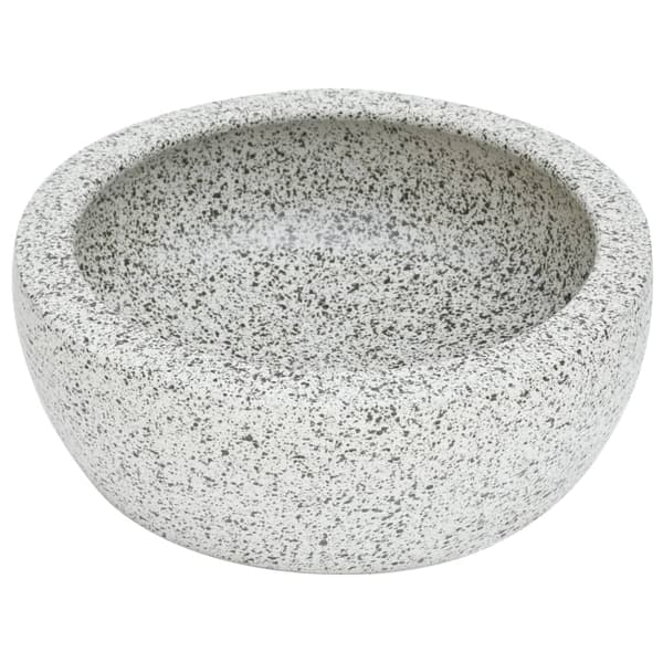 Handfat grå rund Φ41x14 cm keramik