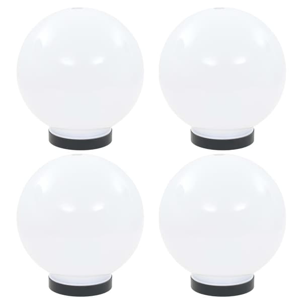Globlampor 4 st LED sfäriska 20 cm PMMA