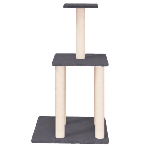 Klösträd med sisalpelare mörkgrå 85,5 cm