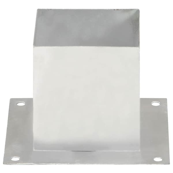 Stolpfot 4 st galvaniserad metall 141 mm
