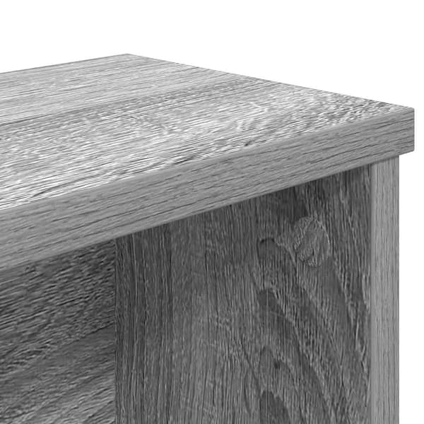 Köksställ stapelbara grå sonoma 60x15x16 cm konstruerat trä