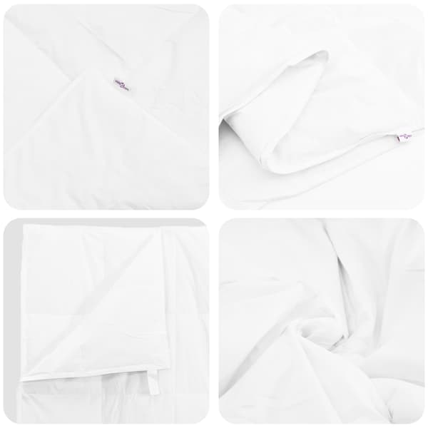 Sommar Duvet med kudde 2 pcs Vit Dunfjäder