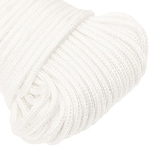 Båtlina helvit 5 mm 50 m polypropylen