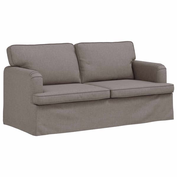 Soffa Taupe 162 x 80 x 85 cm tyg