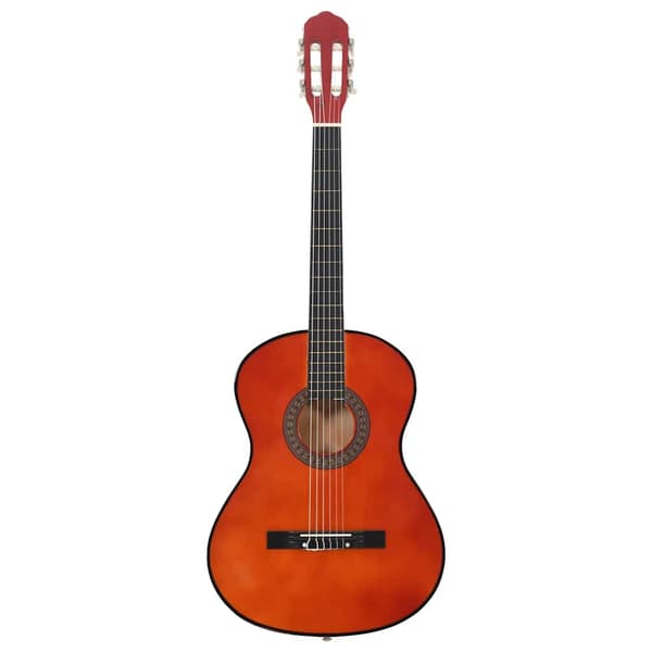 Gitarr för nybörjare klassisk 4/4 39" amerikansk lind