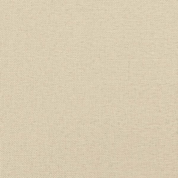 Bed Frame "Dover" Cream 180x200 cm Fabric