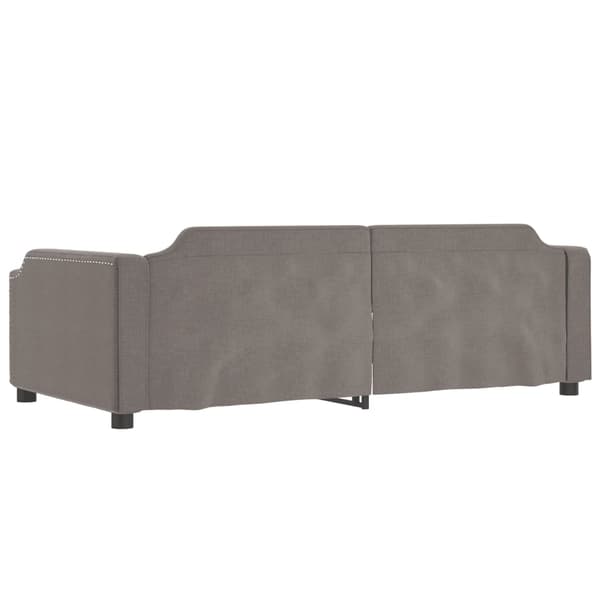 Dagbädd taupe 100x200 cm tyg