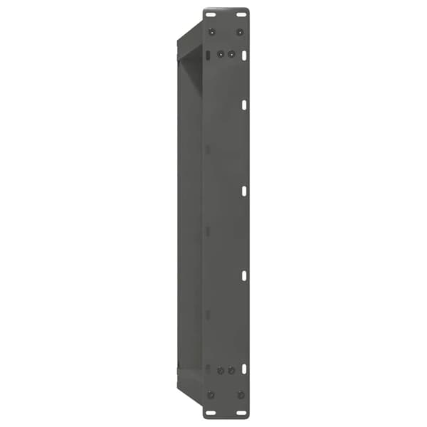 Soffbordsben U-formade 2 st antracit 60x(30-31) cm stål