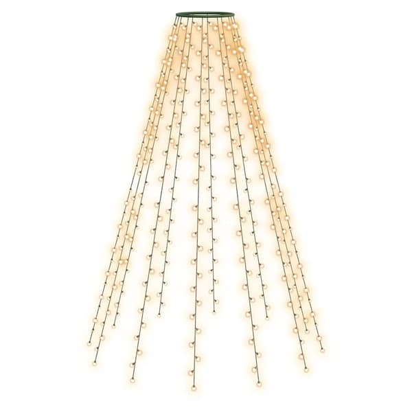 Ljusnät för julgran 210 LED 210 cm