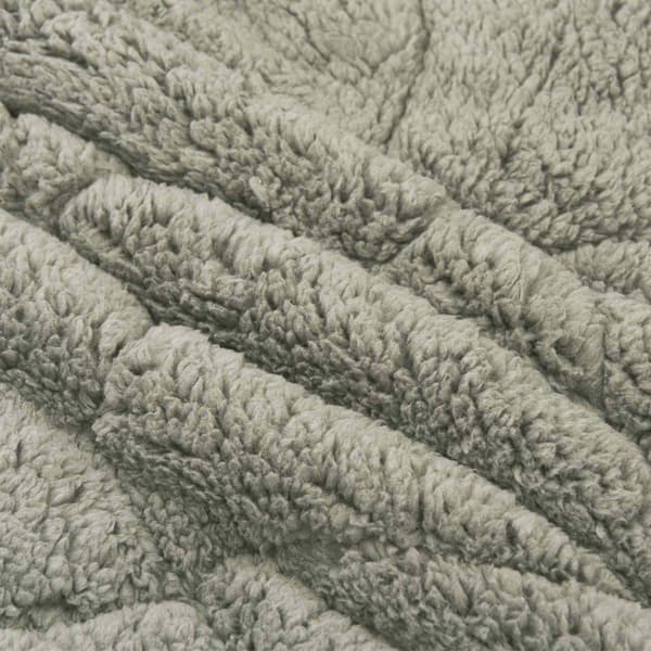 Vinter Täcke Ljusgrå 140 x 220 cm Mikrofiber och Teddyfleece